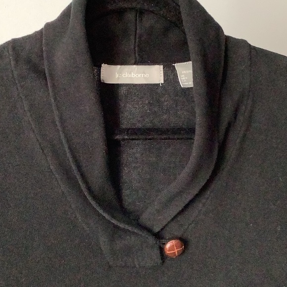 LIZ CLAIBORNE Shawl Collar Sweater - Picture 2 of 6